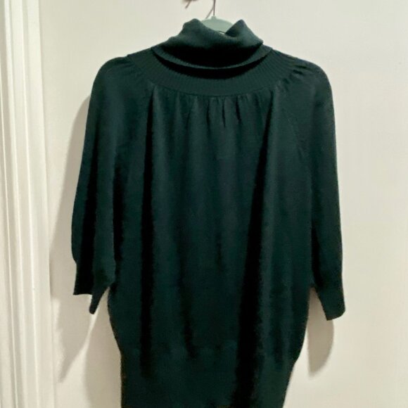 (3) Susana Monaco Minimalist Quite Luxury Fine Merino Wool Turtleneck Sw… - Picture 3 of 4